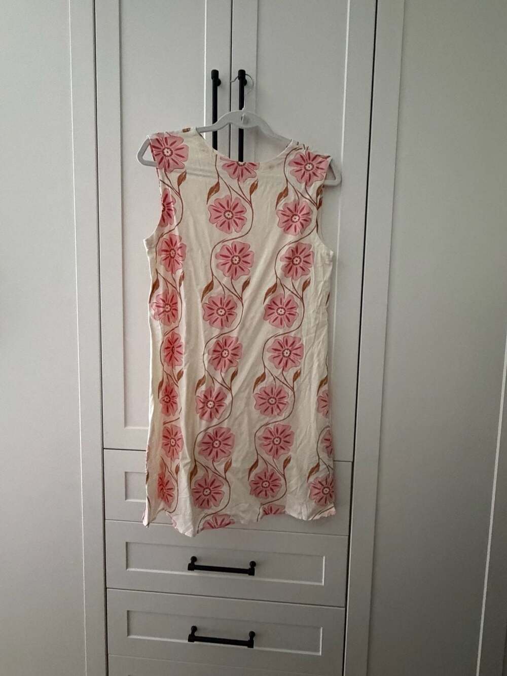 Commense Romantic Print Sleeveless Mini Dress